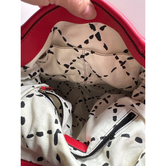 Kate Spade Fremont Place Carmen Gazpacho Red Fold over Handbag - Picture 14 of 16